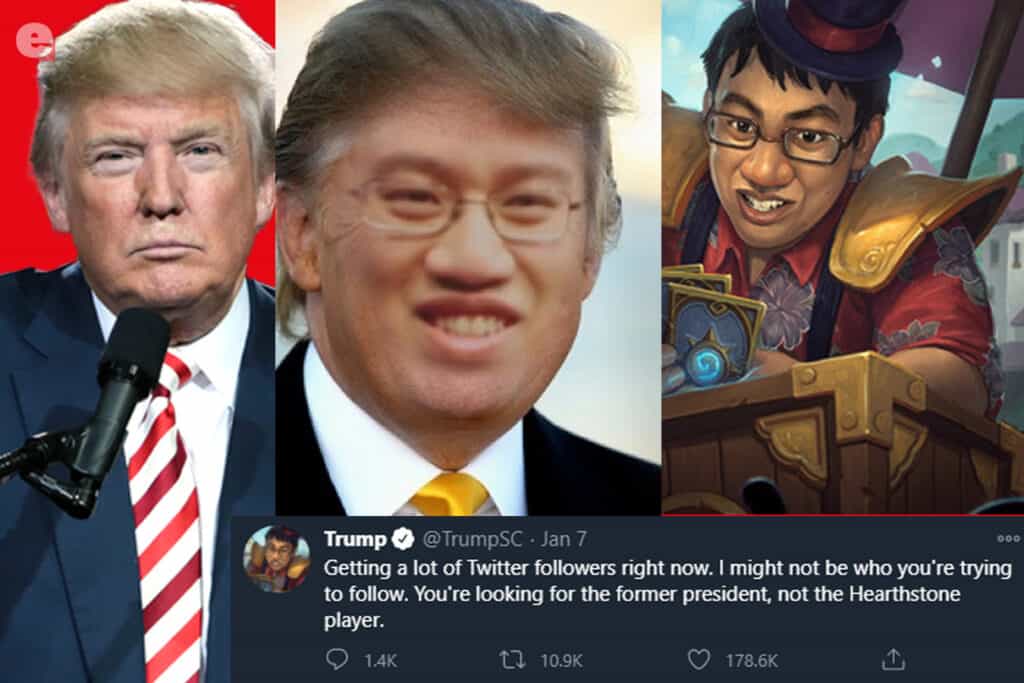 Pro Player Mistaken for Trump Receives Massive Following