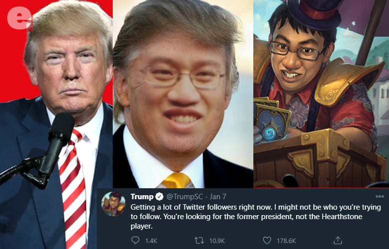 Pro Player Mistaken for Trump Receives Massive Following